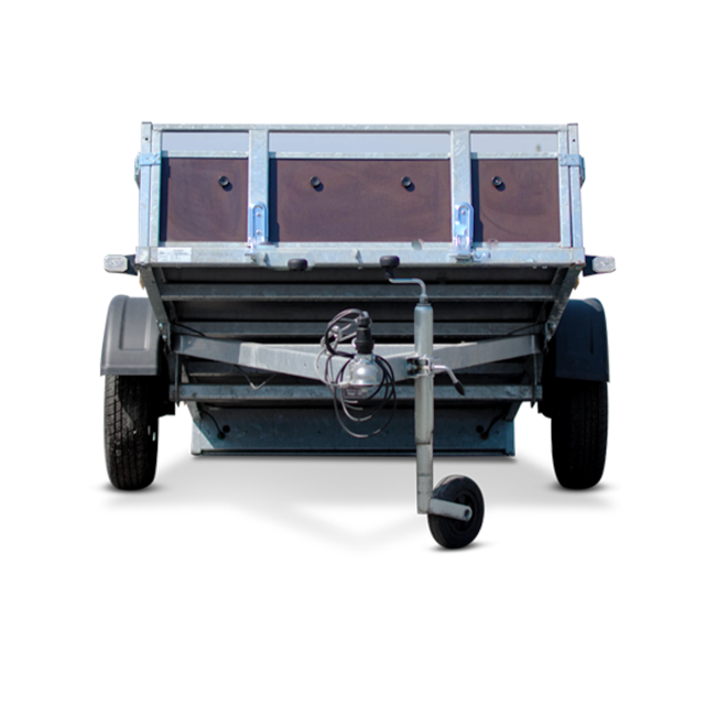 Remorca REPO RDP 2400 x 1250 x 390 mm basculabila 750 kg