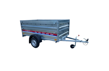 Remorca REPO RDS 2600 x 1350 x 780 mm obloane duble basculabila 750 kg