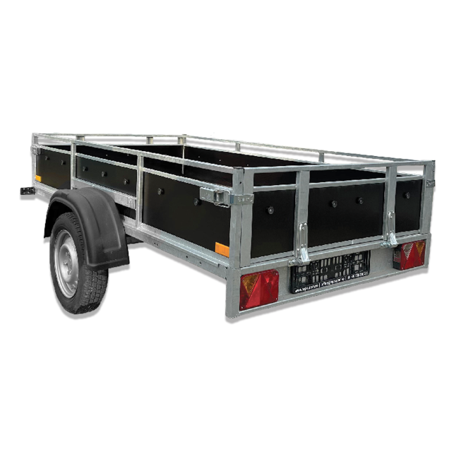 Remorca REPO RDP 2400 x 1250 x 390 mm basculabila 750 kg Remorca REPO RDP 2400 x 1250 x 390 mm basculabila 750 kg