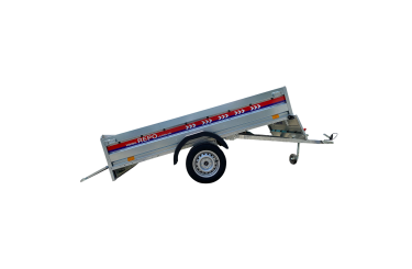 Remorca REPO RDS 2600 x 1350 x 390 mm basculabila monoax 750 kg