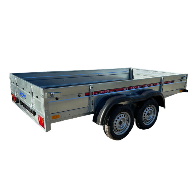 Remorca QED 3000 x 1600 x 300 mm dublu ax 750 kg Remorca QED 3000 x 1600 x 300 mm dublu ax 750 kg