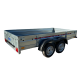 Remorca QED 3000 x 1600 x 300 mm dublu ax 750 kg Remorca QED 3000 x 1600 x 300 mm dublu ax 750 kg