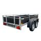 Remorca REPO QRDP 2400 x 1250 x 390 mm 750 kg Remorca REPO QRDP 2400 x 1250 x 390 mm 750 kg