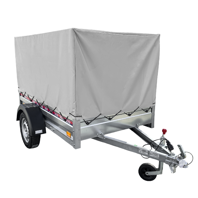 Remorca REPO RRS 2050 x 1150 x 1150 mm cu prelata 750 kg Remorca REPO RRS 2050 x 1150 x 1150 mm cu prelata 750 kg