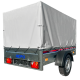 Remorca REPO RRS 2050 x 1150 x 1150 mm cu prelata 750 kg Remorca REPO RRS 2050 x 1150 x 1150 mm cu prelata 750 kg