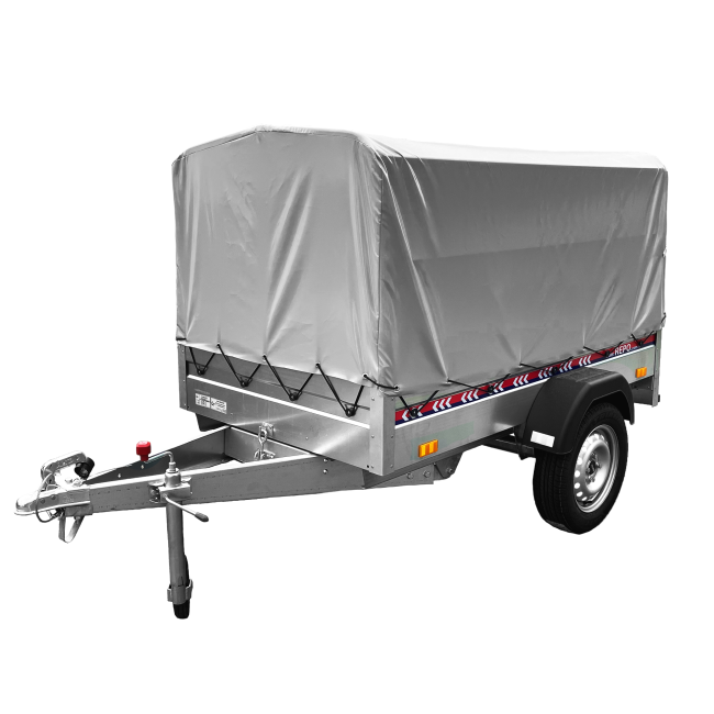 Remorca REPO DRS cu prelata, basculabila 2000 x 1050 x 1200 mm 750 kg