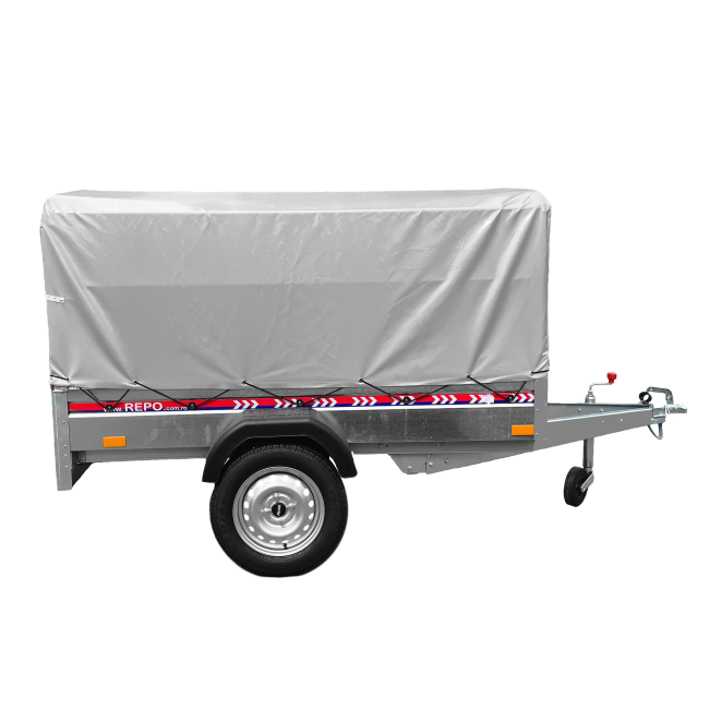 Remorca REPO DRS cu prelata, basculabila 2000 x 1050 x 1200 mm 750 kg