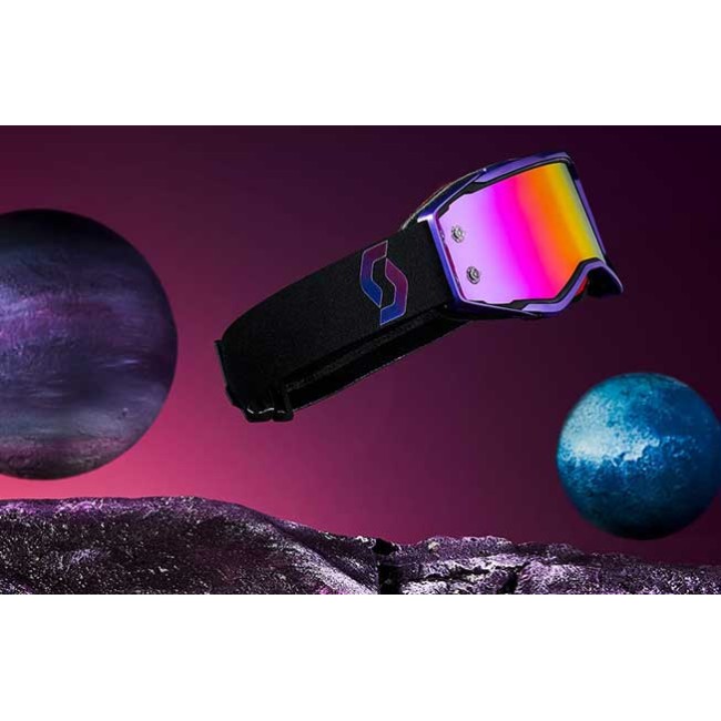 Ochelari MX Cross Enduro ATV Scott Prospect Iridescent Chrome