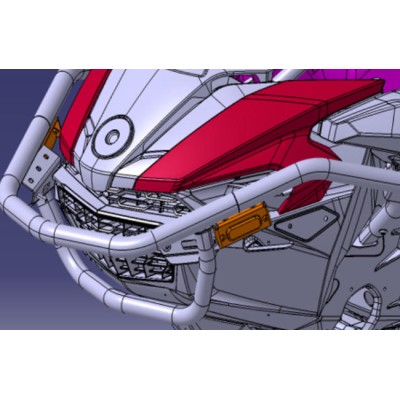 Set lumini intermitente snowmobil BRP Lynx 59 Ranger Alpine / 69 Ranger Alpine