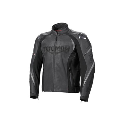 Geaca moto piele triplu perforata Triumph