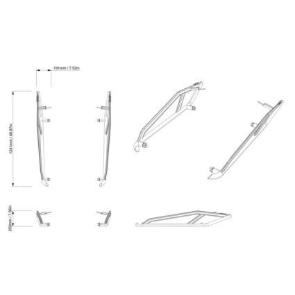 Protectii laterale Can-Am Maverick R