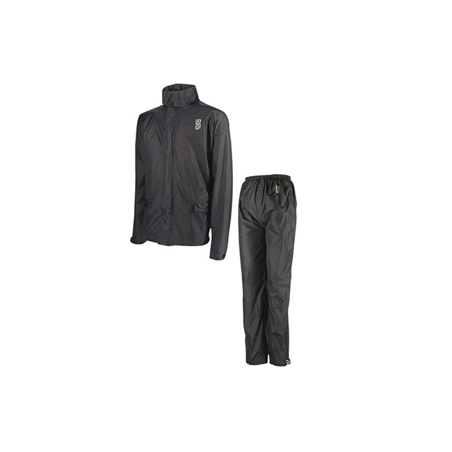 Costum moto ploaie SYSTEM JET BLACK