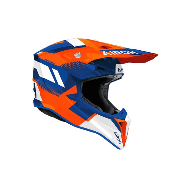 Casca Airoh Wraaap Vision Orange/Blue