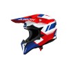 Casca Airoh Wraaap Vision Red/Blue