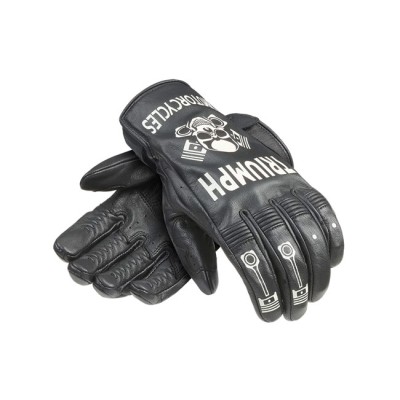 Manusi Moto Triumph Piston Jack Black/Bone