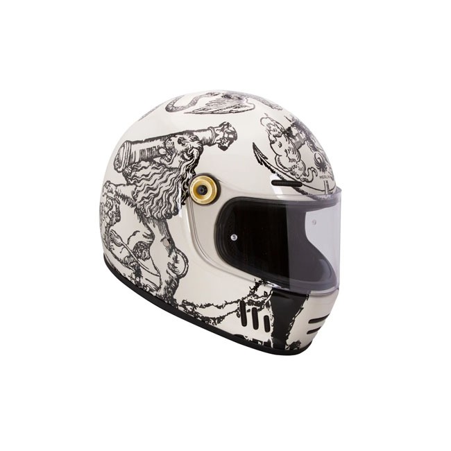 Casca moto Merlin Revival VERSUS OFF WHITE Casca moto Merlin Revival VERSUS OFF WHITE
