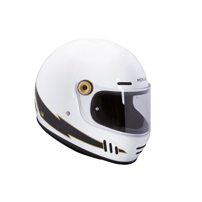 Casca moto Merlin Revival Flash White Casca moto Merlin Revival Flash White