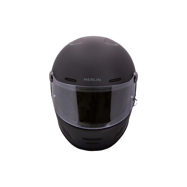 Casca moto Merlin Revival Matt Black