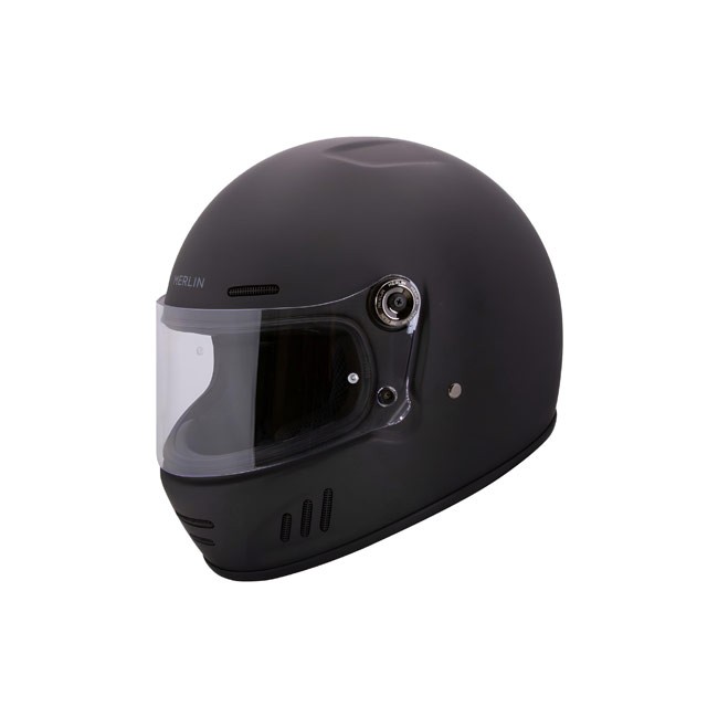 Casca moto Merlin Revival Matt Black