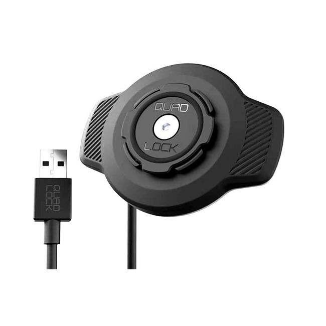 Cap de incarcare wireless impermeabil moto si e-bike Quad Lock