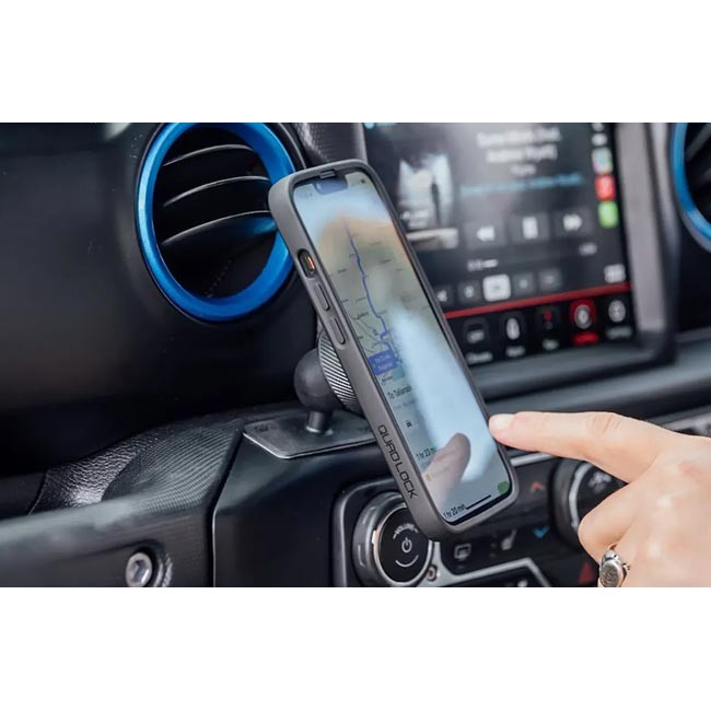 Suport telefon adeziv bord/consola auto QUAD LOCK