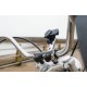 Suport telefon ghidon MOTO QUAD LOCK Pro cromat
