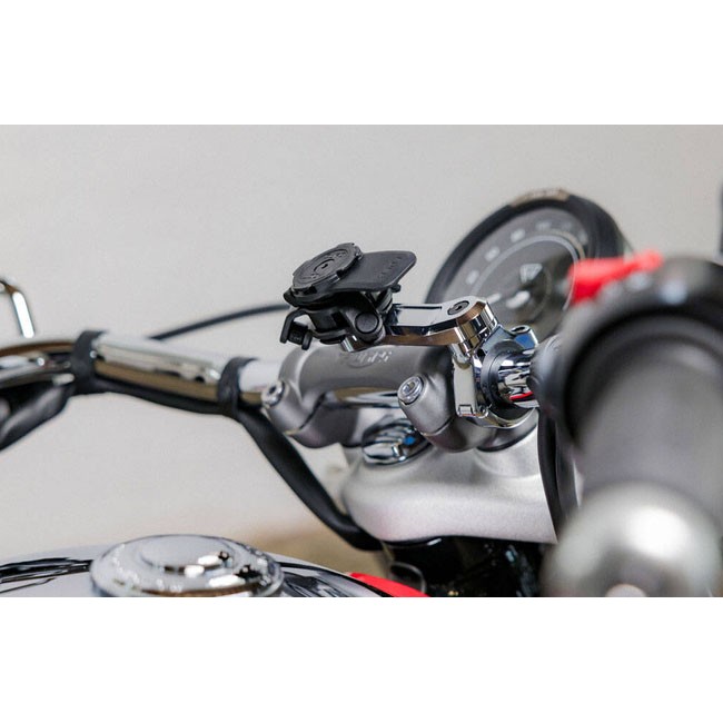 Suport telefon ghidon MOTO QUAD LOCK Pro cromat
