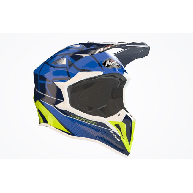 Casca Airoh Wraap Mood Blue Gloss