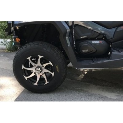 Jante Atv Itp Twister 14X7 4/137 Negru/Argintiu Stanga
