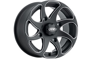 Jante Atv Itp Twister 14X7 4/110 Negru Mat Stanga