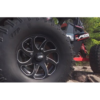 Jante Atv Itp Twister 14X7 4/110 Negru Mat Stanga