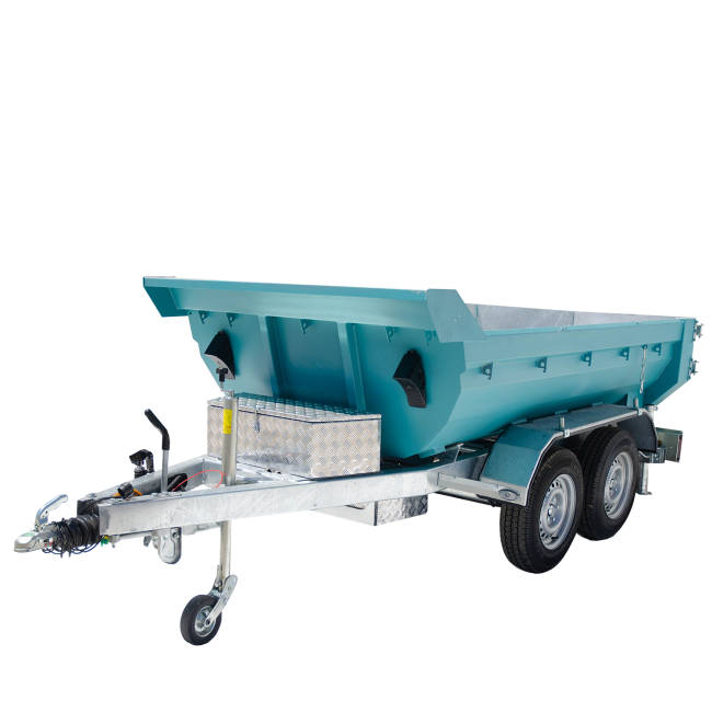 Remorca Dumper basculabila dublu ax