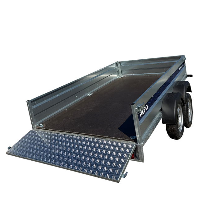REPO QRDS 2600 x 1500 x 390 mm dublu ax 750 kg