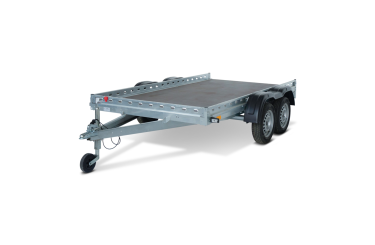 Remorca QED 3016/07 platforma tandem dublu ax 750 kg