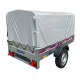Remorcă REPO DRS cu prelată, basculabilă 2000 x 1050 x 1200 mm 750 kg