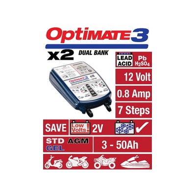 Redresor OptiMate 3 Dual Bank