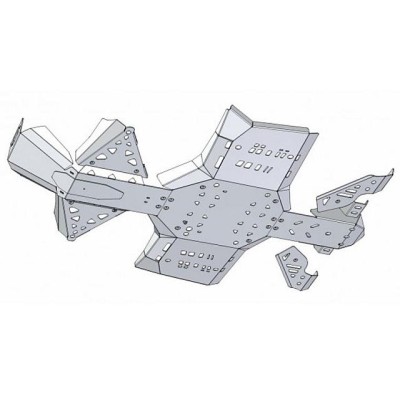 Scut Protectie ATV Full Kit Aluminiu Can-Am G2 Outlander